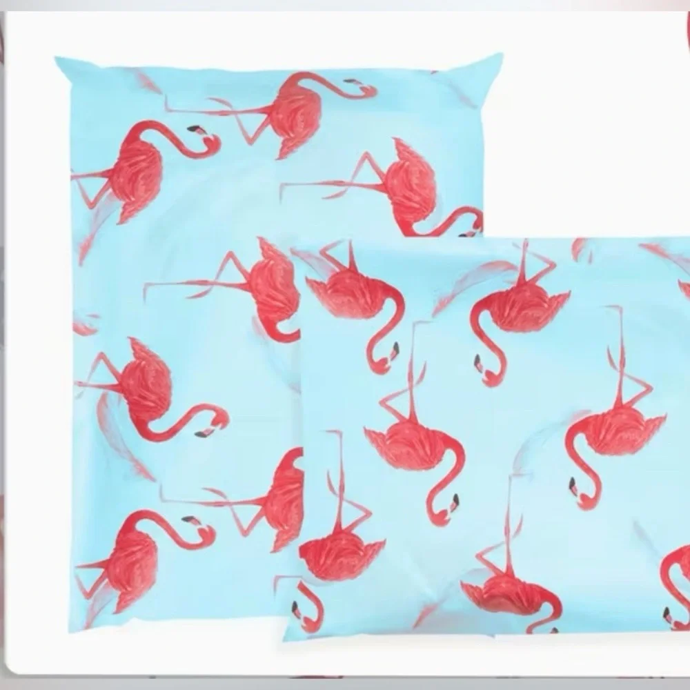 30 10” x 13” Flamingo Poly Mailers
